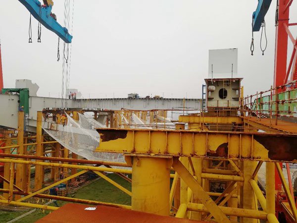  PLC智能多点同步三维调整系统用于大桥接线工程